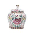 thumbnail image 4 of Porcelain Tea Canister for Loose Tea Storage Container Decorative Ceramic Flower Flowers, 4 of 9