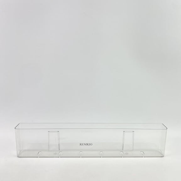 RENIKIO  Magazine racks,15 Inch Acrylic Magazine Holder Rack Brochure Holder Wall Mount Clear Hanging Magazine Rack Floating Bookshelf for Literature Pamphlet Organizer for Room Office