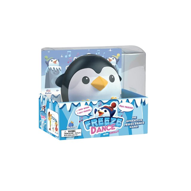 Blue Orange Freeze Dance with Chilly, Interactive Freeze Dance Game!, 1-4 Player, Ages 4 & up
