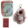 thumbnail image 2 of Llavero Encantador Del Animal Kawaii Coche Con La Lata, 2 of 9