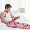 thumbnail image 5 of Salouo Funny corn spider web A Print Pajama Pants for Men, Lounge Pants Elastic Waistband Casual Men's sleepwear Loungewear Sleep Pajama Pant -Large, 5 of 7