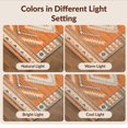 thumbnail image 7 of Design&I 8'x10' Washable Area Rug Boho Southwestern Aztec Mirrored Bands Geometric Border Stripe for Living Room, Family Extra Large Skid-Resistant Low Profile, 7 of 7