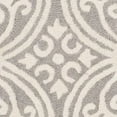 thumbnail image 4 of SAFAVIEH Cambridge Leslie Geometric Wool Runner Rug, Silver/Ivory, 2'6" x 12', 4 of 9