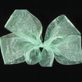 thumbnail image 2 of The Ribbon People Jade Garnett Green Organdy Craft Ribbon 3" x 55 Yards, 2 of 2