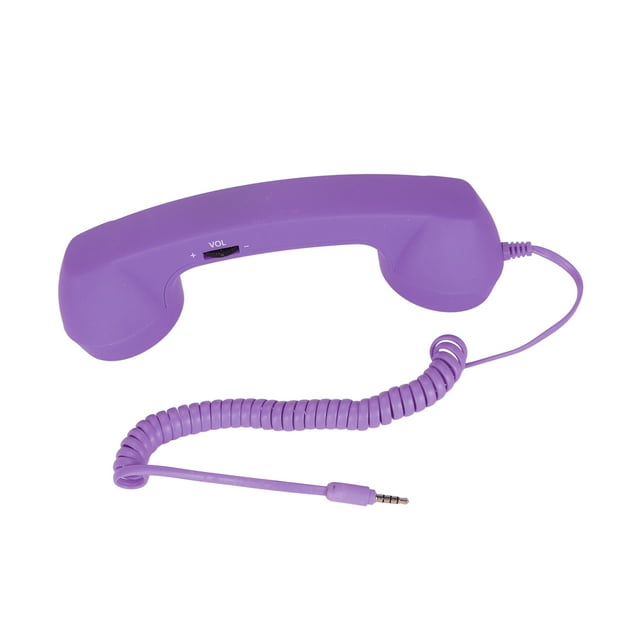 Combiné de Téléphone Cellulaire§combiné de Téléphone pour Cellulaire§compliqué de Téléphone Rétro§récepteur de Téléphone Rétro§combiné pour Mobile§combiné Rétro 3,5 mm Combiné de Téléphone Cellulaire USB‐C Anti‐radiation