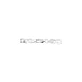 thumbnail image 3 of Auriga Fine Jewelry 925 Sterling Silver 7mm Double Link Charm Bracelet 7inch for Women, 3 of 6