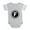 Heather Gray, variant on CafePress - Monogram Medallion F - Cute Infant Baby Football Bodysuit