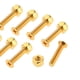 thumbnail image 3 of 4x8x Tornillos De Repuesto Para Ruedas De Monopatín Longboard, 25 Mm, Dorados, 3 of 8