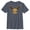 Navy Blue Heather, variant on Boy's Pokemon Eevee Face Graphic Tee Navy Blue Heather X Large