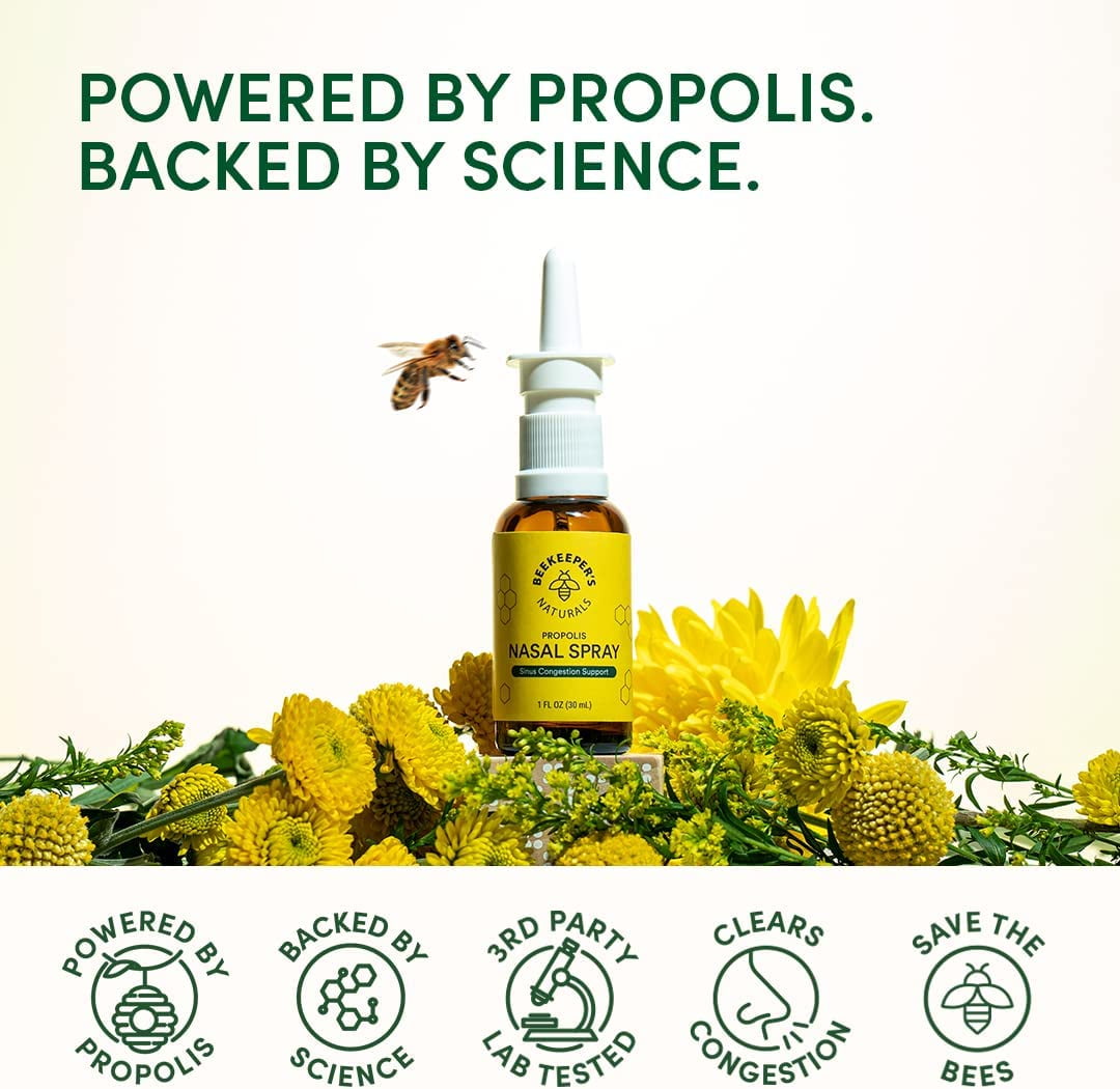 Beekeeper's Naturals Propolis Nasal Spray Plus