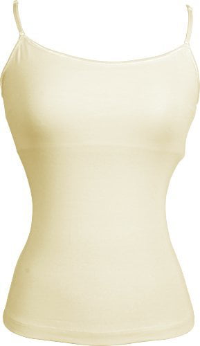 cotton camisole with shelf bra