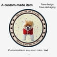 thumbnail image 4 of Sentmoon Bathroom Mats Large Area Rugs Customized Pet Pictures Crystal Velvet Carpets Around The Living Room and Bedroom Washable Cats and Dogs Gift Items, 4 of 5