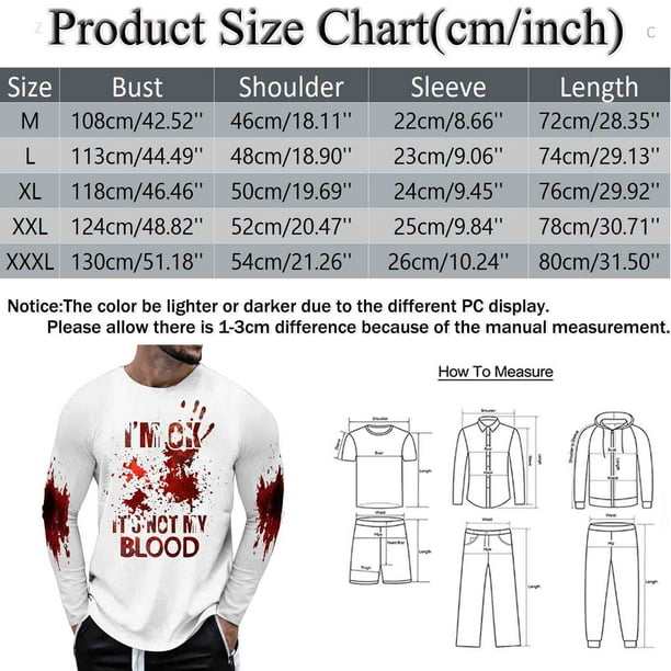 nsendm Mens Shirt Big & Tall Shirts for Men Male Autumn and Winter Fashion  Printed Round Neck Long Sleeve T Shirt Pack T Shirts for Adult Male Shirt