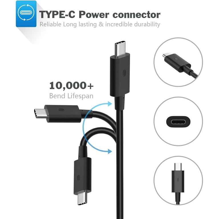 Dell Original 65W USB-C Type-C AC Power Adapter with 1m Power Cord Dell Original 65W USB-C Type-C AC Power Adapter with 1m Power Cord
