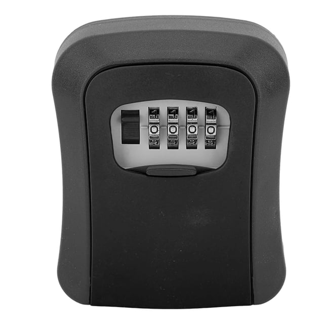 Caja De Seguridad Portátil Para Almacenamiento De Llaves, Caja De Seguridad Impermeable Con Código De Acceso ABS 10000 Para Exteriores