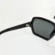 thumbnail image 2 of MIU MIU CORE MU06WS Black Geometric Square Oversized Fashion Sunglasses 06W, 2 of 6