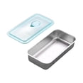 thumbnail image 3 of Caja Bento con tapa, portátil, reutilizable, compacta, para preparar comidas y organizar refrigerios. Cuadrícula individual, 3 of 9
