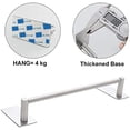 thumbnail image 5 of Self Adhesive Bathroom Towel Bar- Stainless Steel Bath Wall Shelf Rack Hanging Towel Stick On Sticky Hanger Contemporary Style, NO Drilling (1 Pack, Brushed Nickel, 16-Inch Towel Rack), 5 of 7