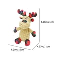 thumbnail image 3 of Ofertas Limitadas, Nuevo juguete de lujo para perros con forma de ciervo y forma de flor, con sonido de gas y rechinamiento de dientes, juguete interactivo navideño para mascotas Akmoler, 3 of 6