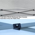 thumbnail image 5 of Pop Up Canopy Tent 10x10, Instant Outdoor Gazebo with Removable Sidewalls, Portable Shade Shelter with 4 Sand Bags & Carry Bag for Patio, Party, Beach, Camping, Black, 5 of 11