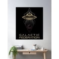 thumbnail image 2 of Galactic Federation Of Light Poster Wall Art, Modern Wall Decor For Living Room Bedroom, 24x36 UNFRAMED, 2 of 3