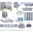 thumbnail image 2 of Bacati - Paisley Kids Storage (Nursery Storage Caddy, Lilac/Purple/Aqua), 2 of 3