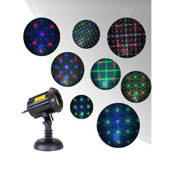 Classic: Motion 8 Patterns in 1 RGB Outdoor Garden Laser Christmas Lights