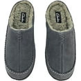 thumbnail image 2 of Clarks Stylish Baseball Stiching Grey Plush Sherpa Lined Rounded Toe Suede Clogs (Grey Basketball Stitch, 9), 2 of 5