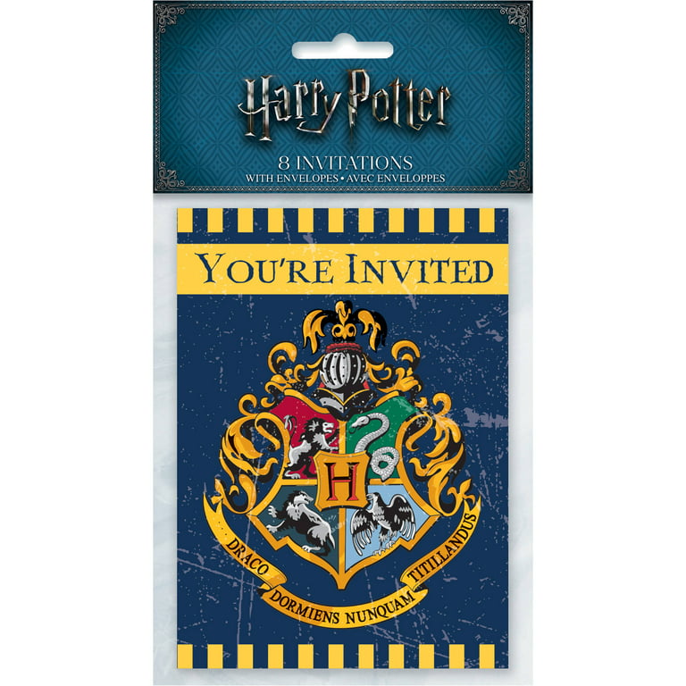 Rare Harry Potter Birthday Party Invitations - Your Presence is Requested -  8ct - Discontinued