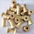 thumbnail image 4 of OULII 60Pcs Craft Spools Unfinished Wood Spools for Stacking DIY Projects Crafters, 4 of 5