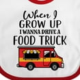 thumbnail image 4 of Inktastic Future Food Truck Driver Boys or Girls Baby Bib, 4 of 4