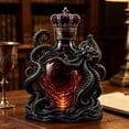 thumbnail image 4 of Artistic Octopus Shaped Glass Decanter, 350ml Borosilicate Glass Liquor Bottle, Decorative 3D Deep Sea Tentacle Sculpture, Unique Bar Home Decor Collectible Gift for Men Marine Lovers, 4 of 9