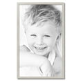 thumbnail image 2 of ArtToFrames 23" x 38" Slanted Lip White Picture Frame, 23x38 inch White Wood Poster Frame (WOM-4825),  Pack, 2 of 7