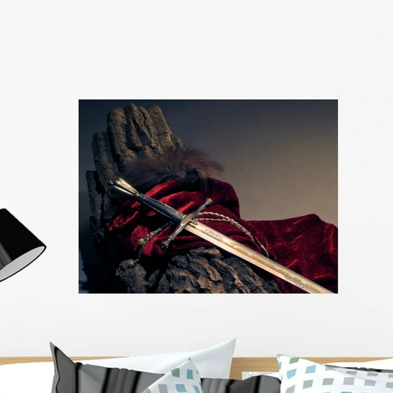Smart Sword Wall Mural by Wallmonkeys Peel and Stick Graphic (24 in W x 18 in H) WM344503