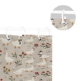thumbnail image 5 of Yayeee Shower Curtain with Hooks 72"x72" Waterproof Fabric Bathroom Hanging Decor, Gray Cartoon Goose Pattern, 5 of 5