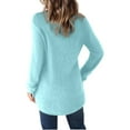 thumbnail image 6 of Womens Sweaters Fall Outfits for Women 2025 Women's Winter Pullover Sweater Soft Warm Long Sleeve Knit Top Casual Loose Fit Solid Color Turtleneck Comfortable Fall Fashion, 6 of 9