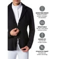 thumbnail image 7 of KERRITS Adult Female Affinity Aero Show Coat, Color: Black, Size: M (40420BLKM), 7 of 7