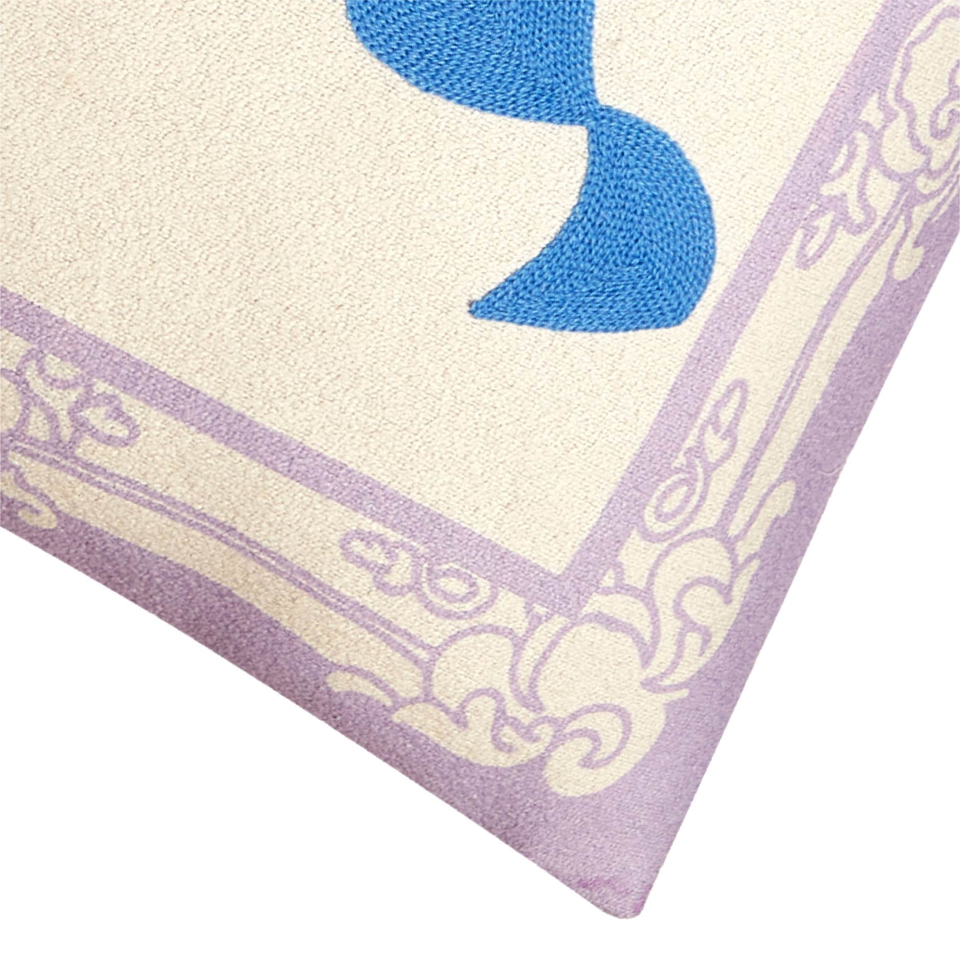 Mainstays 18" Framed Bow Pillow, Purple