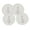 Christmas Tree, variant on Fennco Styles Cartoon Christmas Tree Holiday Salad Plates 8" Round, Set of 4 - White Dolomite Serving Plate for Home, Christmas Décor, Kitchen, Family Gathering and Special Occasion