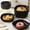 B, variant on Plates W 5.7Inch X L 5.7Inch Impregnable Dinner Plates Dishwasher Microwave Safe Plastic Plates Reusable Lightweight Plates For Kitchen Or Camping