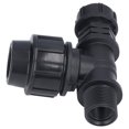 G1 External Thread Tee Connecter Flexible Water Tube Fitting
