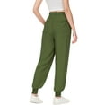 thumbnail image 4 of Women's Summer Comfy Lightweight Drawstring Elastic High Waist Joggers Pants with Pockets, 4 of 6