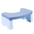thumbnail image 1 of OULII Bathroom Toilet Stool PP Support Load Bearing 1Pack, 1 of 8