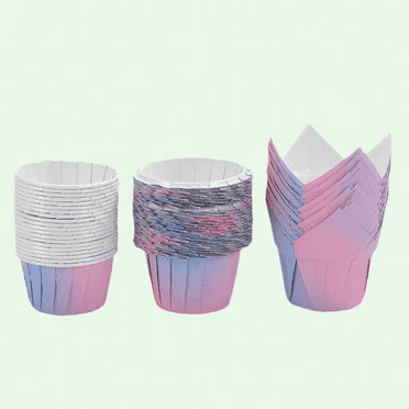 150 Pcs Standard Cupcake Liners, Greaseproof Paper Baking Cups for Birthday Party, Wedding, Kitchen Bakery