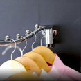 thumbnail image 3 of Wall Mounted Foldable Clothes Hanger,Foldable Stainless Steel with Swing Arm Holder Wall Hanger-1 Piece 28cm, 3 of 4