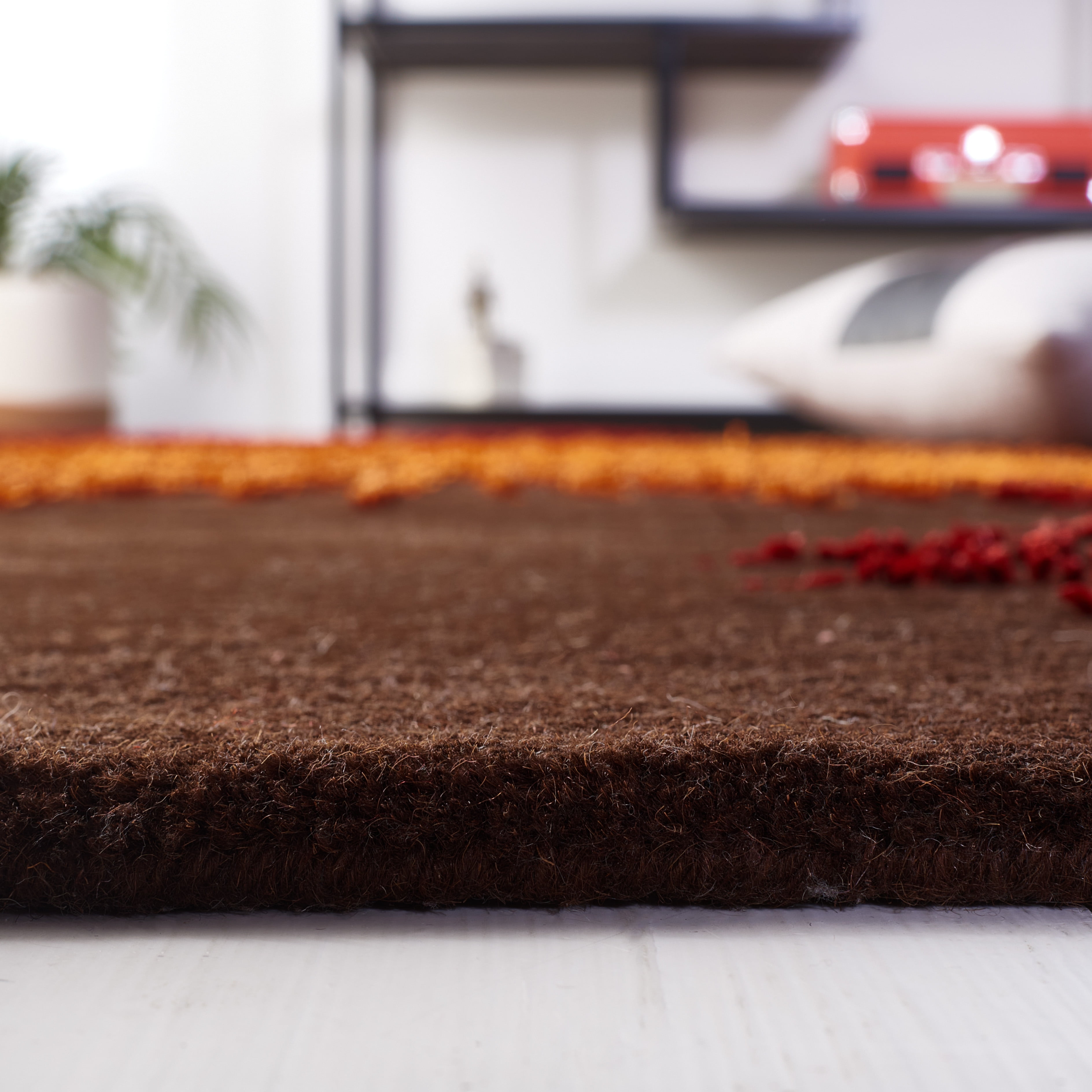 SAFAVIEH Soho Fiesta Geometric Runner Rug, Brown/Multi, 2'6" x 6'