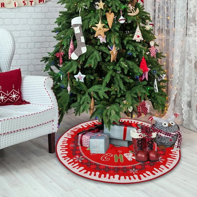 Falda para árbol de Navidad Macarena 90 cm Redonda