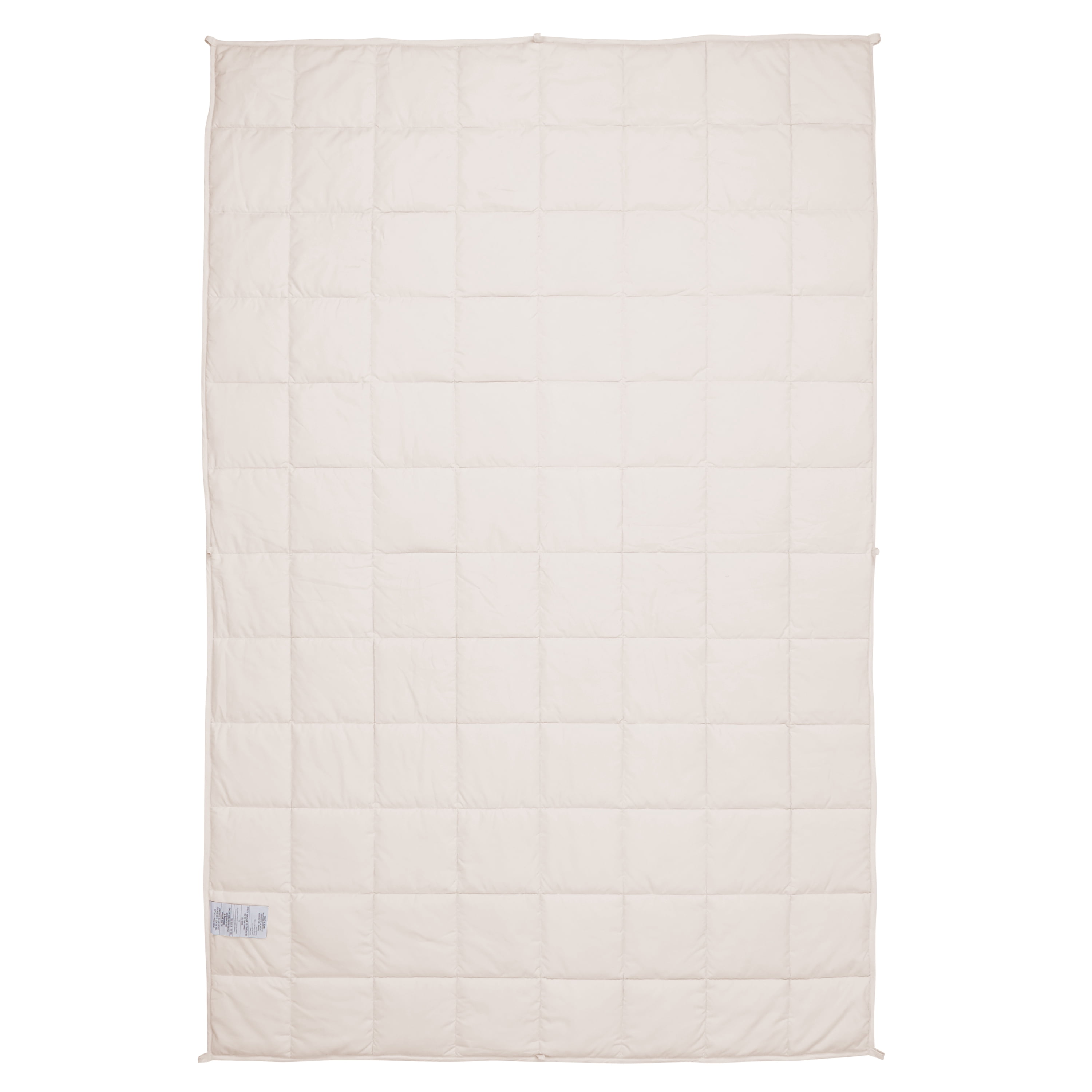 Sleep Therapy 2Pc Weighted Blanket and Cover, 15lbs, 48 x 72, Cream