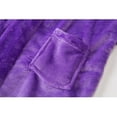 thumbnail image 5 of Peignoir pour Garçons et Filles, Enfants, Tout-Petits, Bébés, à Capuche, Col en V, Couleur Unie, Peignoir de Bain 2-12 Ans, Vêtements de Détente Décontractés, Pyjamas, Robe de Nuit, 5 of 5