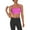 Living Magenta, variant on FP Movement by Free People Wave Rider Women's Cut Out Square Neck Sports Bra